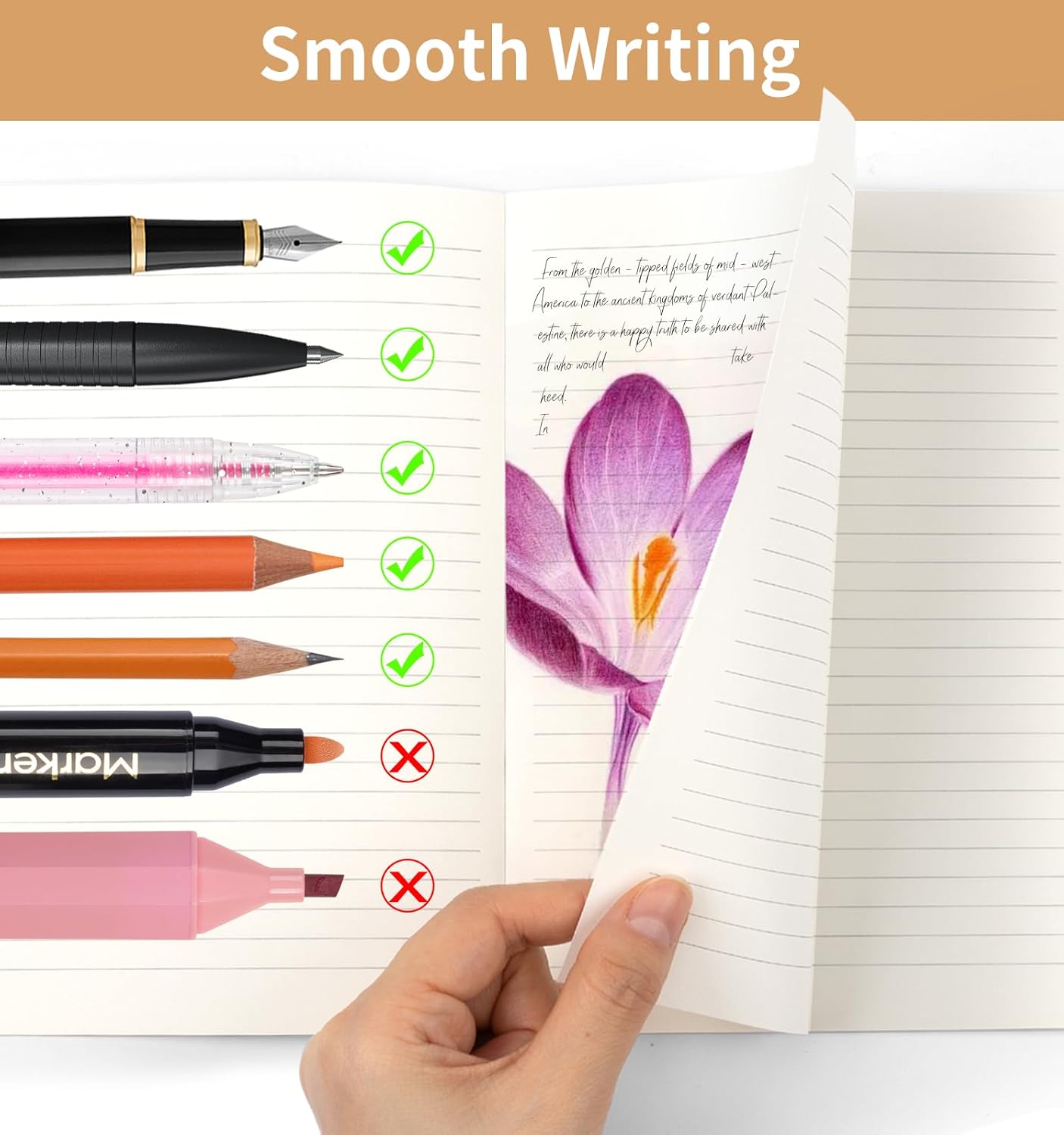 60 Pack A5 Ruled Lined Kraft Notebooks Bulk, Journaling Notebooks, A5 Lined College Ruled Notebook, 8.3x5.5 Inches 60 Pages Travel Journal Notebooks Set for Work, School, Student, Kids, Writing