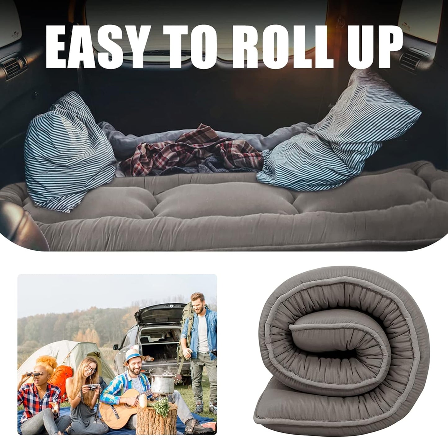 MAXYOYO Cot Japanese Floor Futon Mattress, Single Size Tatami Mat Sleeping Pad Foldable Roll Up Boys Girls Narrow Mattress Kids Lounger Pillow Bed