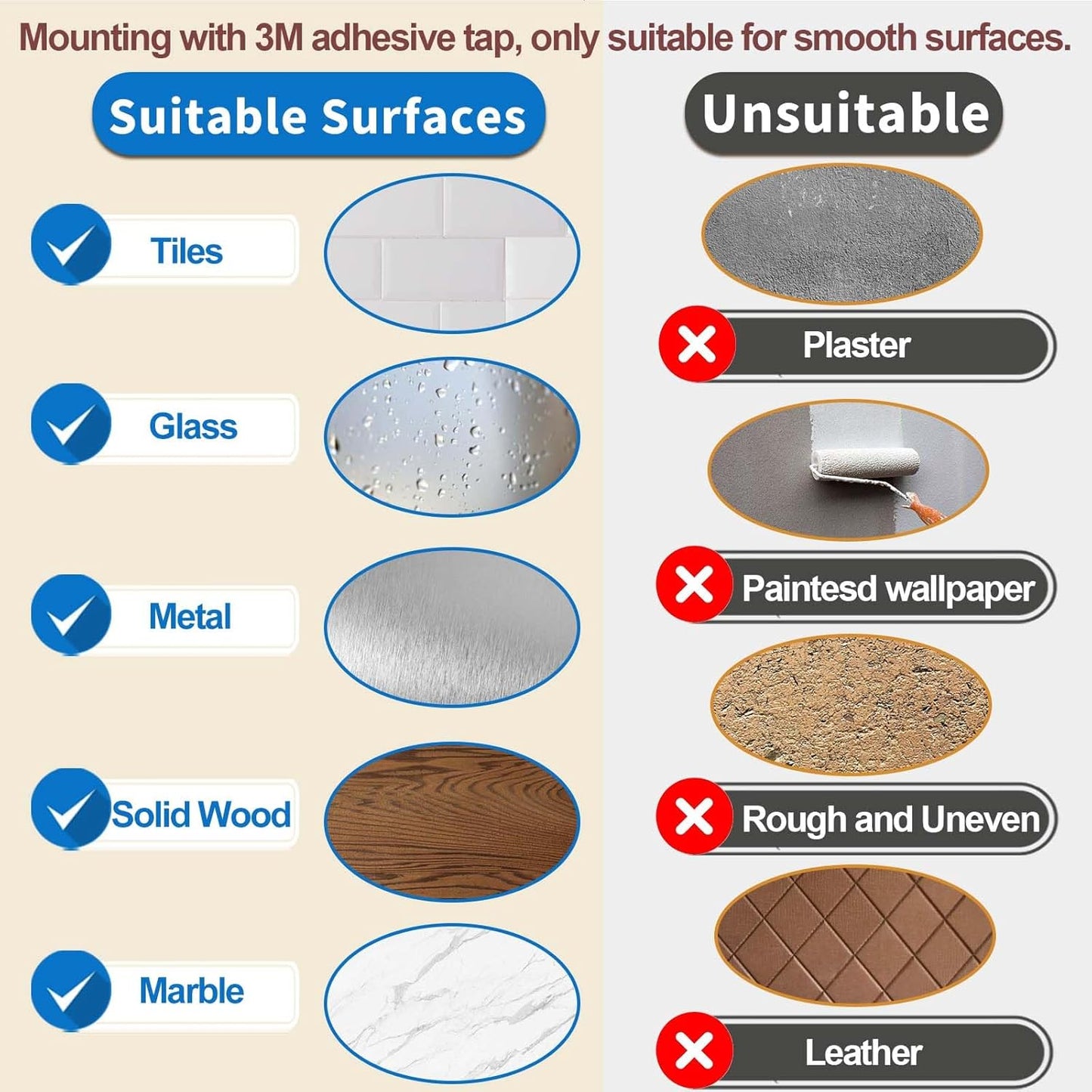 17 Inch Magnetic Knife Holder for Wall No Drill/Drill with 12 Hooks-Strong Adhesive Double Magnetic Bar Knife Magnetic Strip-Kitchen Utensil Holder-304 Stainless Steel Magnetic Knife Block