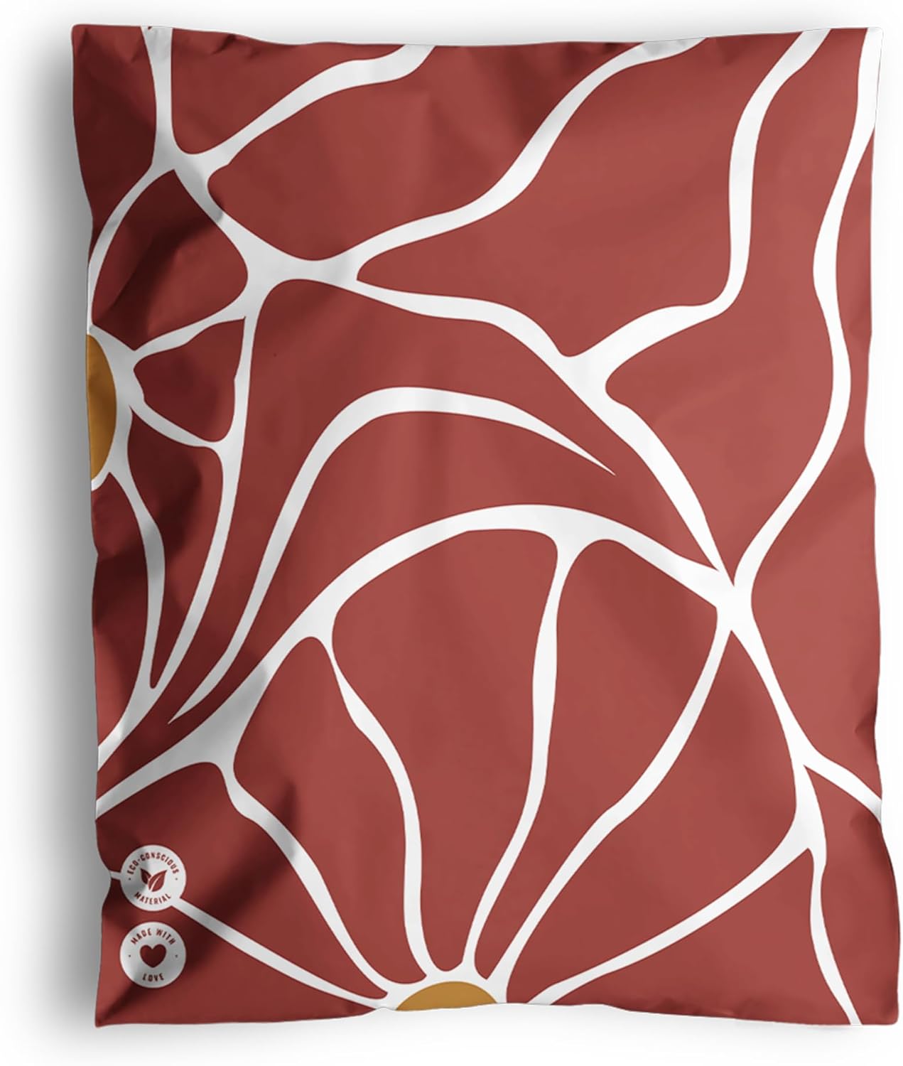 Poly Mailers 10x13-25 Pack Biodegradable Shipping Bags for Clothes - Impack Self-Seal Waterproof Thick Mailing Envelope for Accessories & Clothing - Crimson Grove