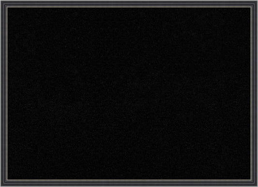 Amanti Art Black Cork Board for Wall, 21x29 Vision Board with Black Wood Frame, Medium Corkboard Office Decor for Home Organization, Traditional Corkboard Pinboard to Display Items for Home