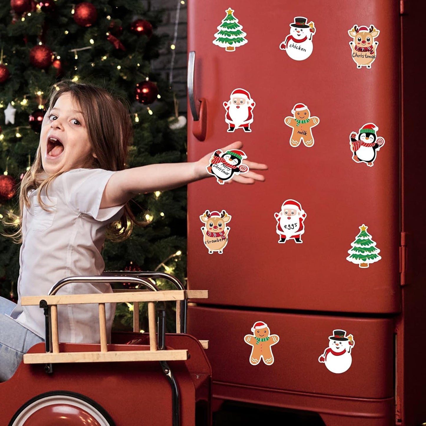 600Pcs Christmas Sticky Notes, Self-Adhesive Christmas Notepads Cute Snowman Gingerbread Man Memo Notes Christmas Characters Notepads for Winter Xmas Party Favor Office Home School Supplies