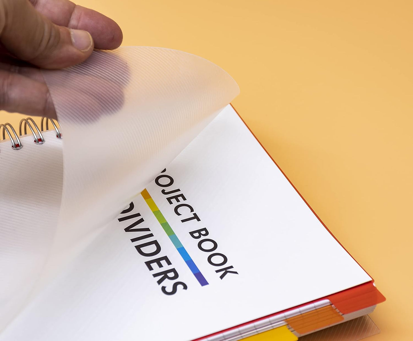 Pukka Pad B5 Subject Notebook with 10 Repositionable Dividers for Organization – 400 Perforated Pages of 80GSM Paper – 200 Sheet Notebook for School, Office, and Home – White, 7.48 x 9.84in