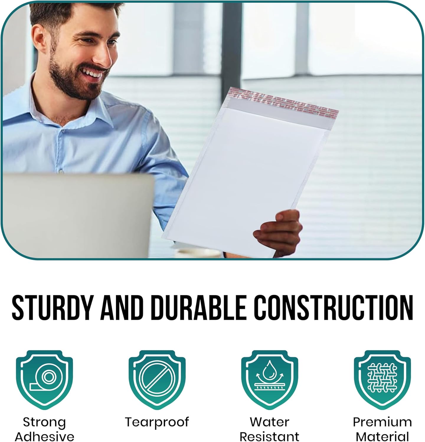 Levex - #6 12.5" x 19" [100 Pack] Poly Bubble Mailers, Padded Envelope Mailers, Packing Envelope & Mailing Bags for Shipping