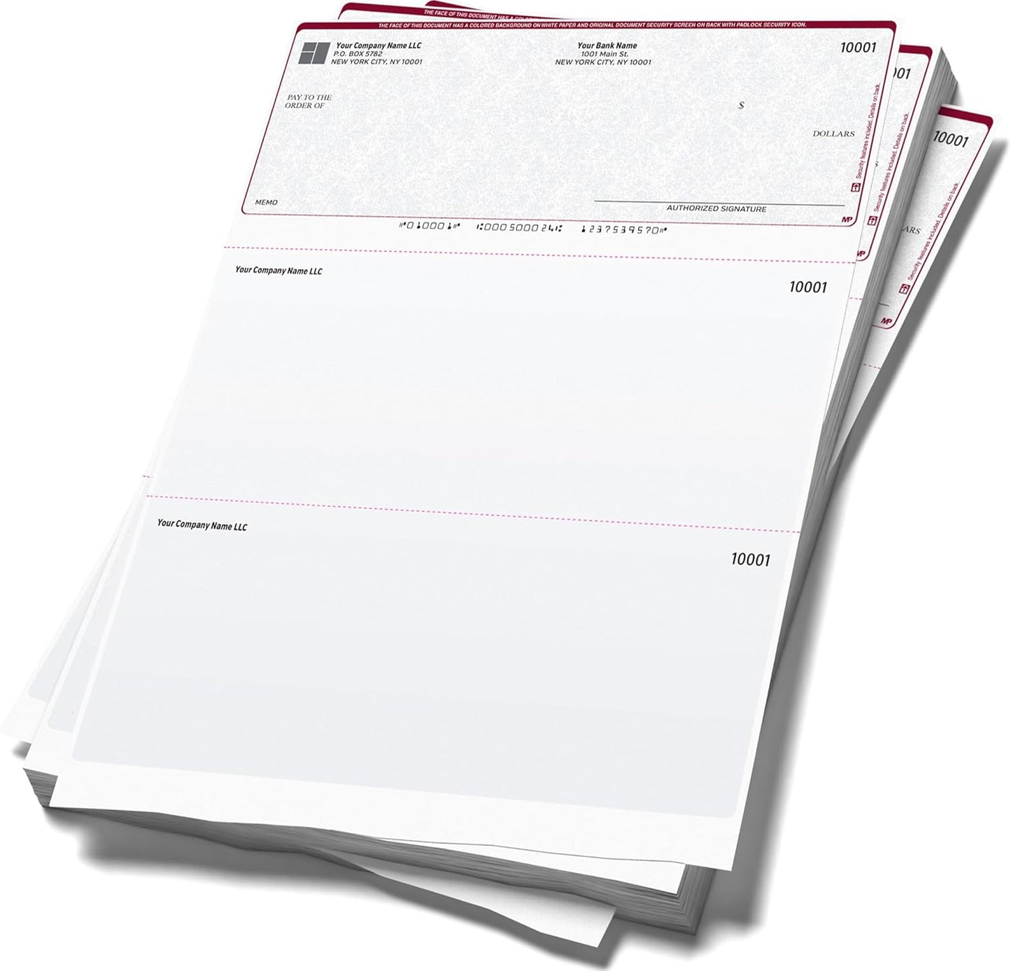 Computer Checks Compatible W/QB Check On Top [250 Sheets]