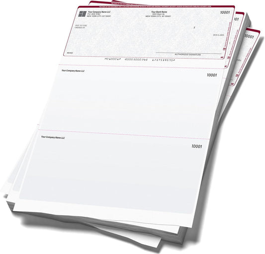 Computer Checks Compatible W/QB Check On Top [250 Sheets]