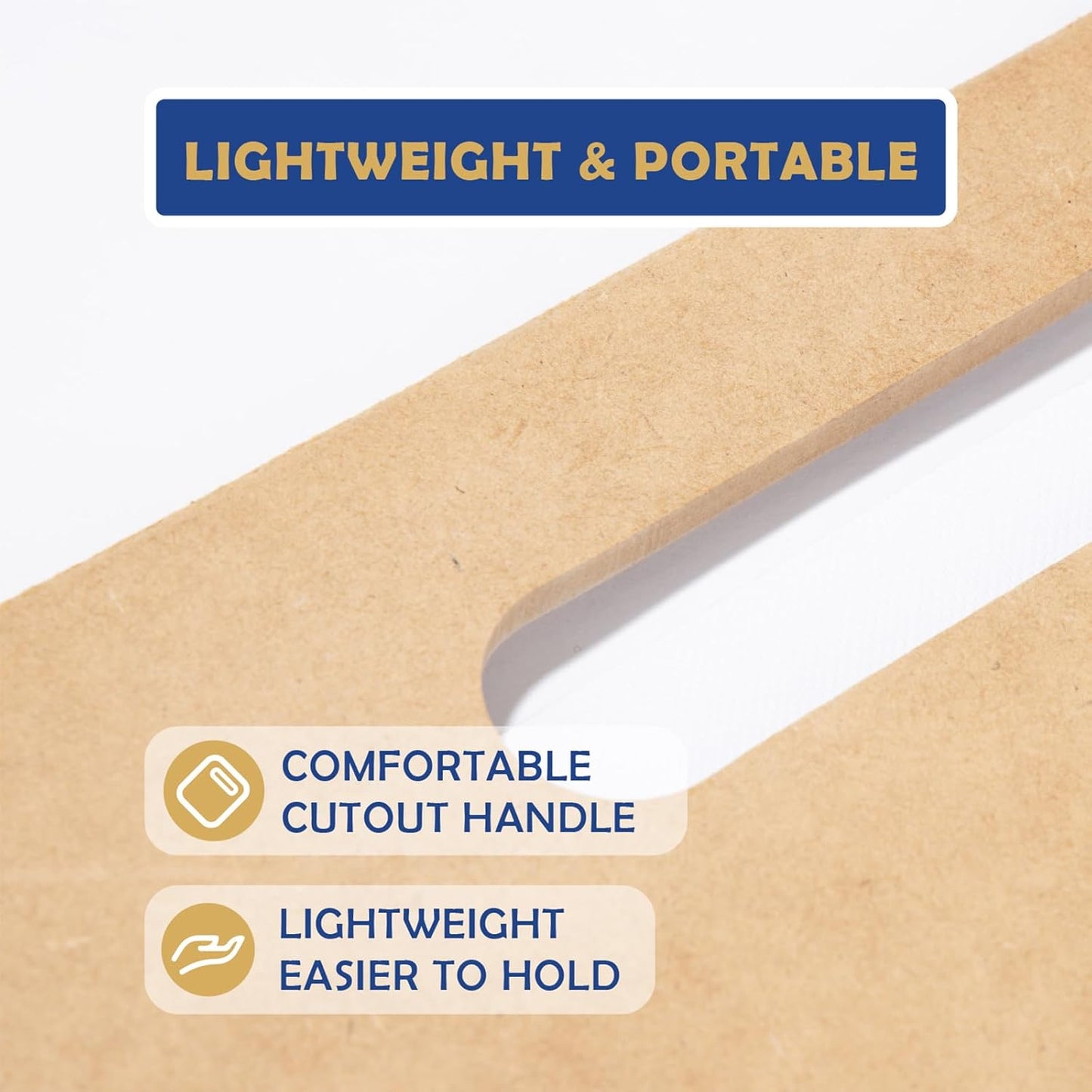 Falling in Art 19x25 Sketch Board, Drawing Tote Board for Artists with Sturdy Clip and Rubber Bands, Portable Art Clipboard for Classroom and Studio Drawing