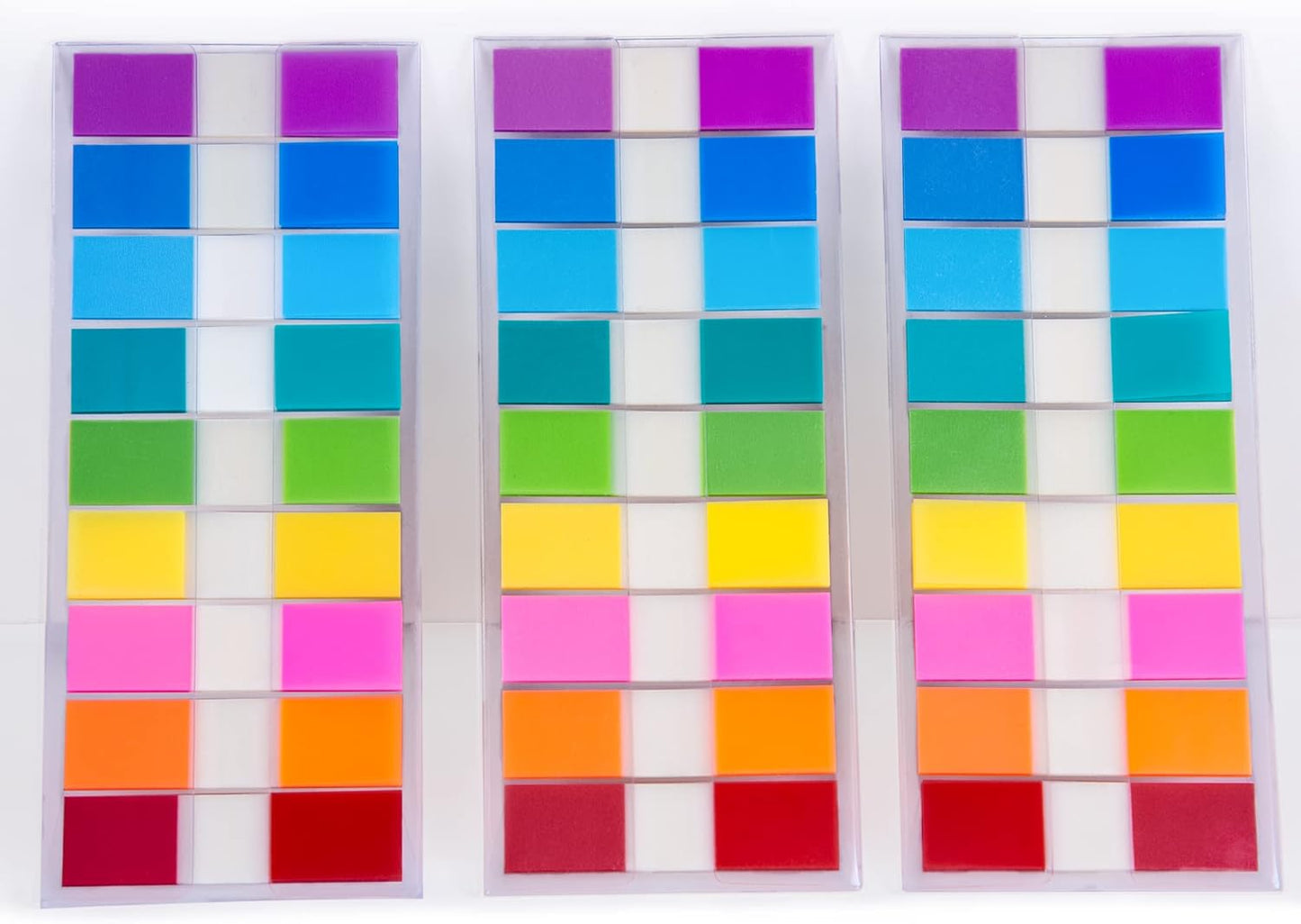 Golcellia 540 Pieces Transparent Sticky Notes Page Markers Book Tabs Sticky Note Tabs Sticky Page Tabs, Pop Up Index Tabs, Tabs for Annotating Books