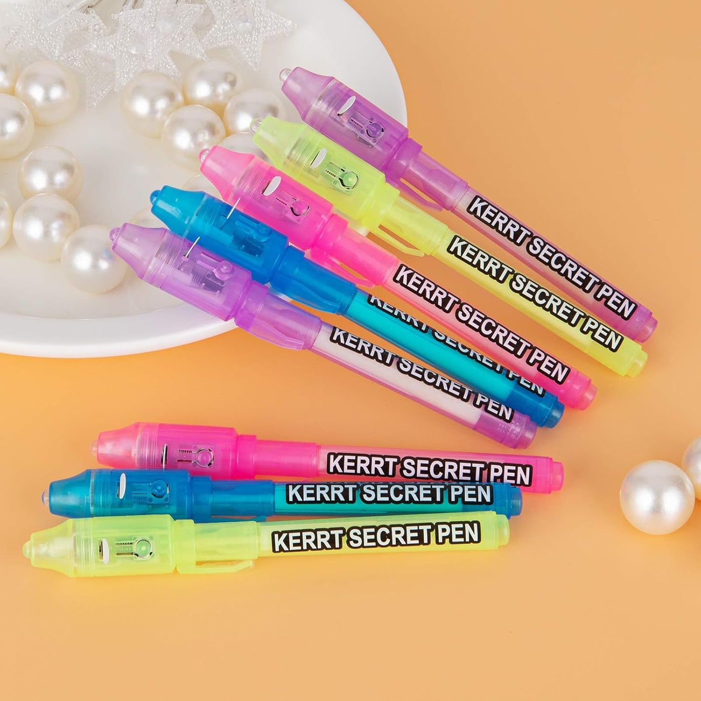 Invisible Ink Pen with UV Light Secret Message Pen Spy Pens Magic Invisible Markers Classroom Gifts for Students, Party Favors for Kids 8-12, Goodie Bag Stuffers for Kids