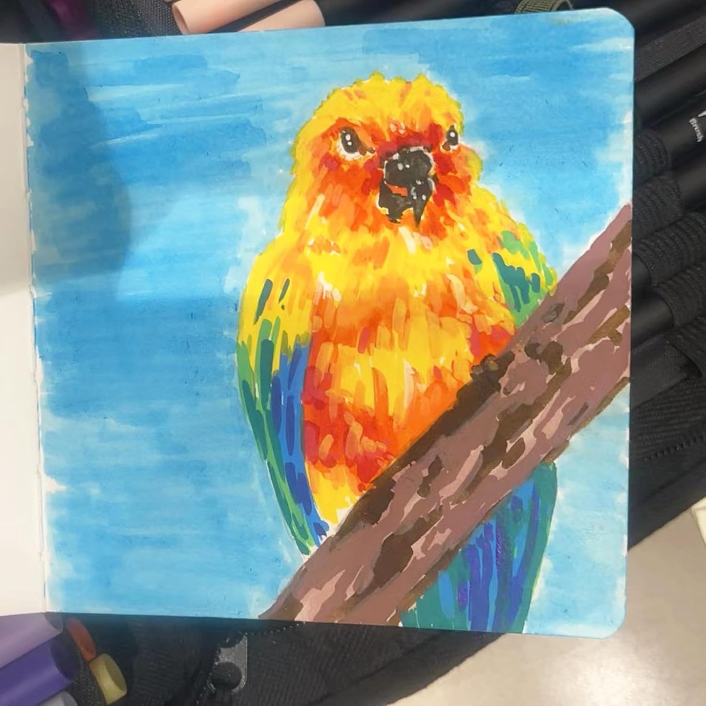 Dual Brush Marker Pens, 72 Colors Art Markers Set with Fine and Brush Tip Markers for Adult Coloring Books No Bleeding, Can Be Used for Note Taking Planner Hand Lettering Calligraphy