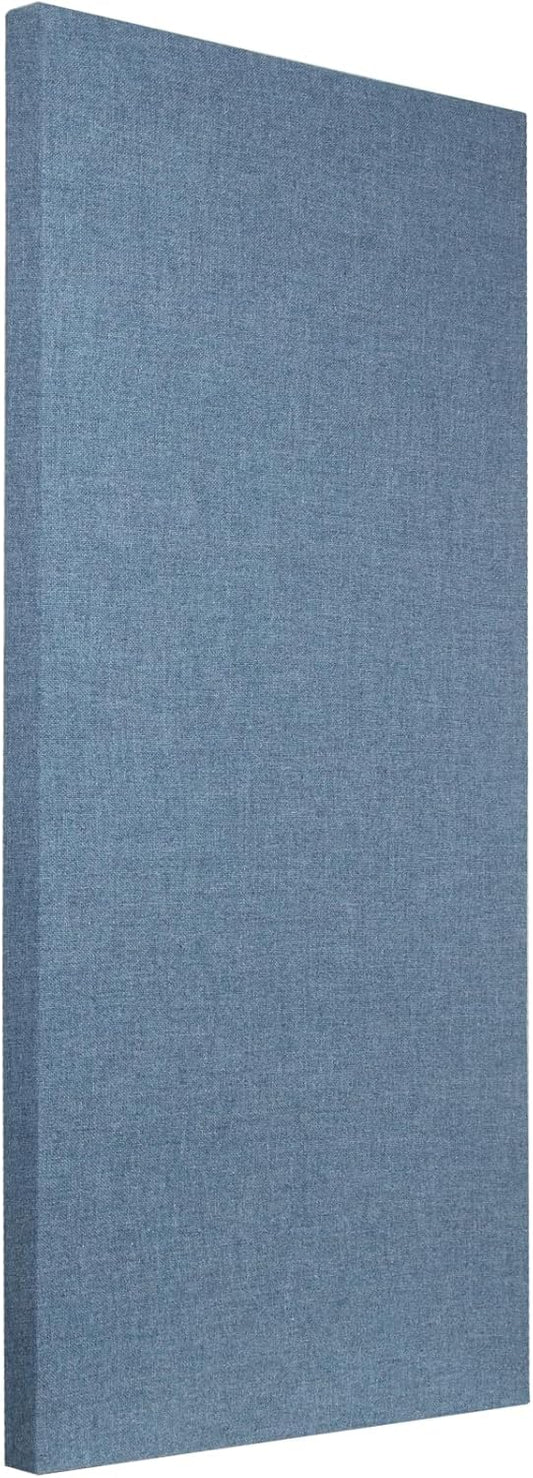 ATS Acoustics Sound Absorbing Acoustic Panel Fire Rated Professional Studio Quality 24" x 48" x 2" (Light Blue)