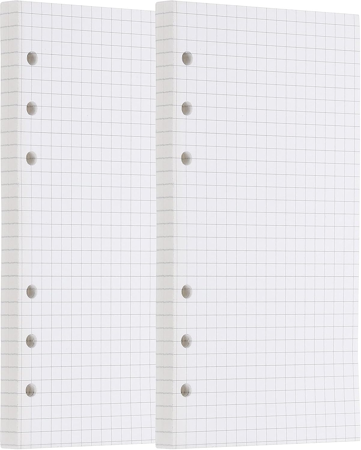 PATIKIL Grid Refill Paper 6-Ring Binder Loose Leaf Planner Filler Paper Planner Inserts, 160 Sheets/320 Pages, Lined