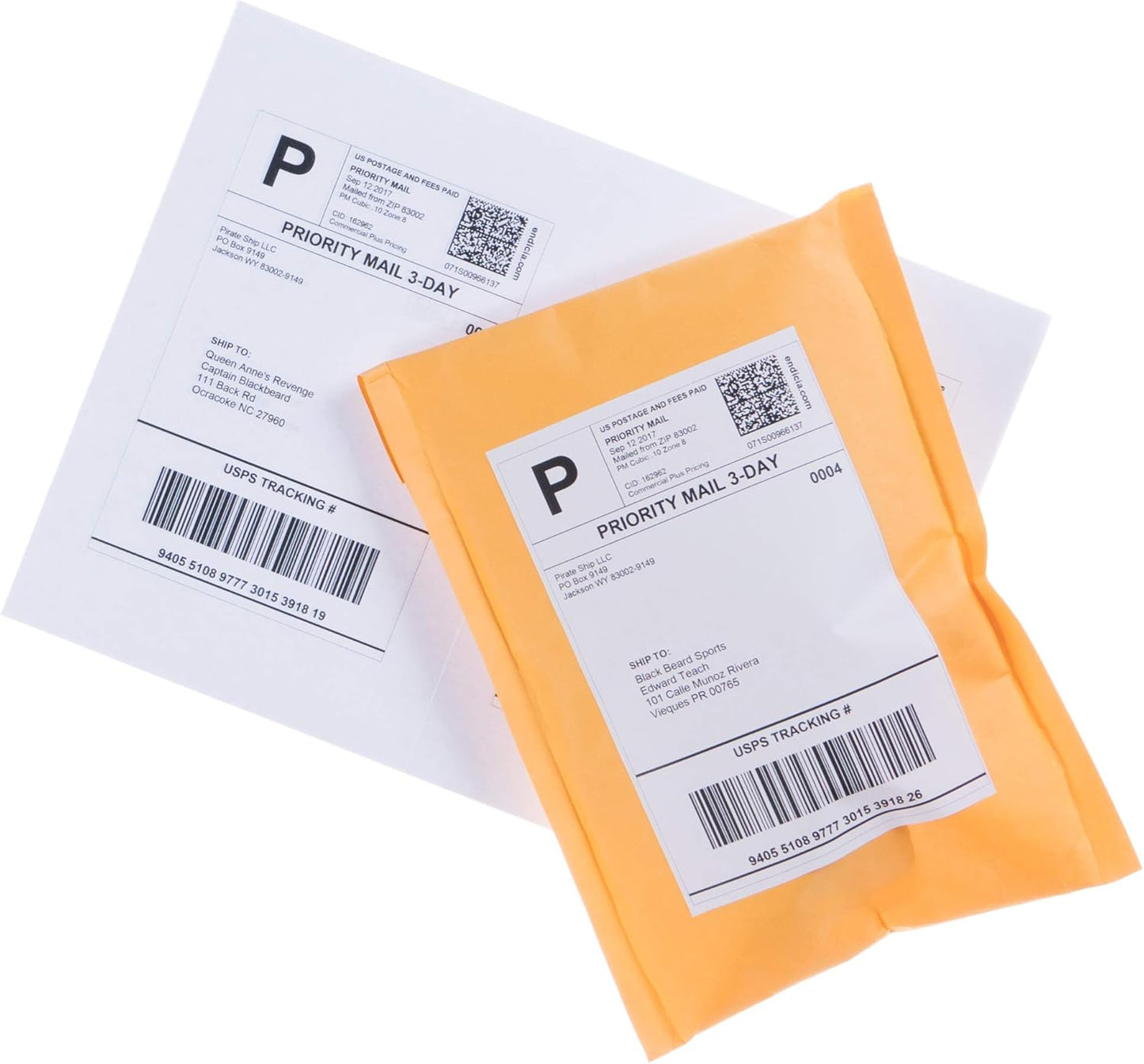 8.5" x 5.5" Half Sheet Self Adhesive Shipping Labels for Laser or Inkjet Printer (5000 Labels)