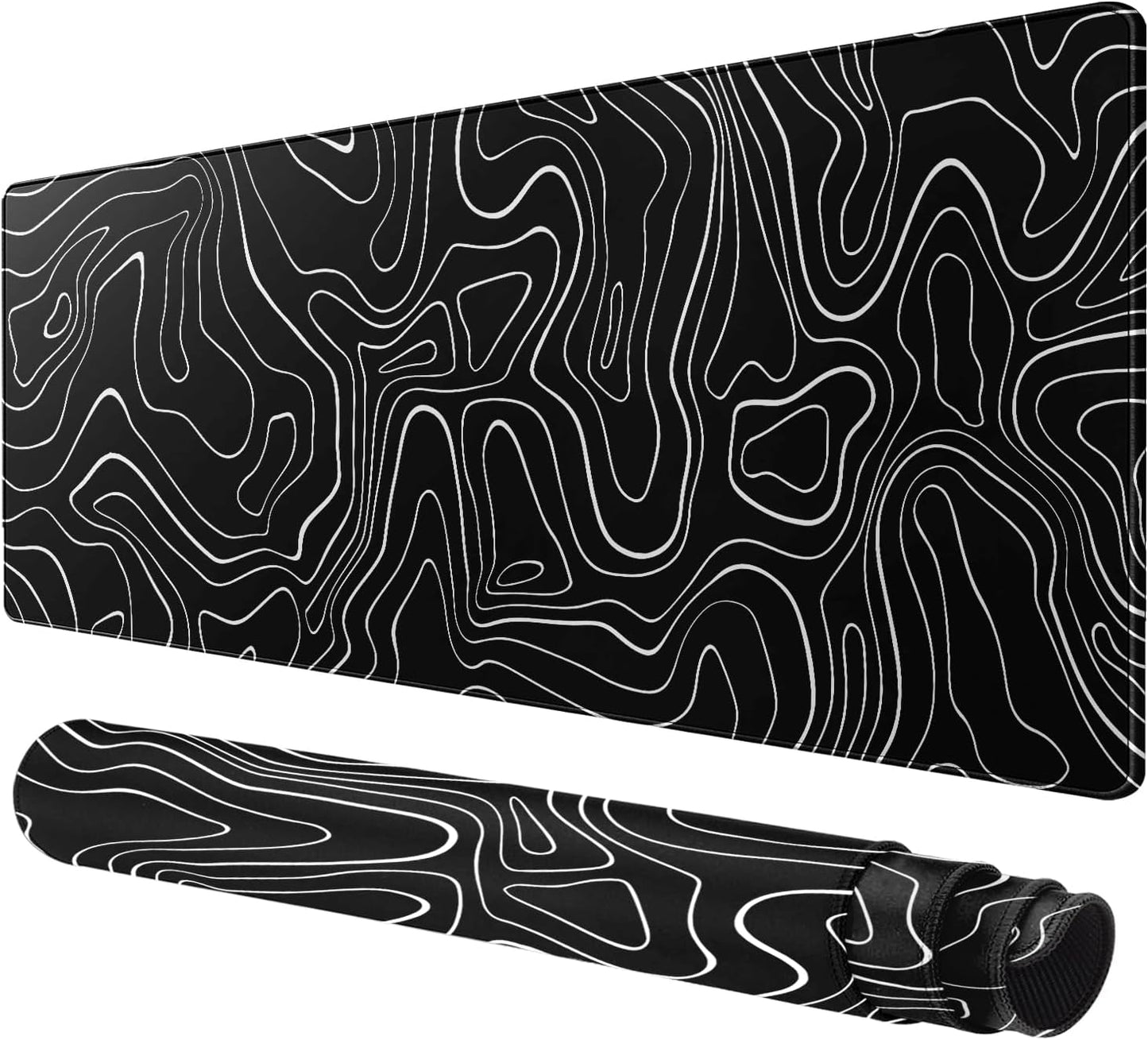 Gaming Mouse Pad - Non Slip Mouse Pad for Desk, Large Mouse Pad with Stitched Edges for Home Office