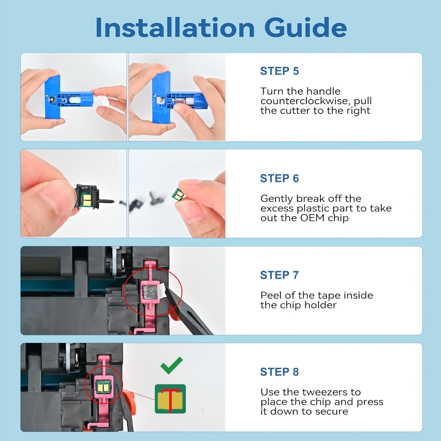 218X 218A High Yield Toner Cartridge 3301fdw Toner Replacement for HP 218A 218X Toner Cartridges 4 Pack Work with HP Color Pro MFP 3301fdw 3301cdw 3301sdw 3201dw, 3201 3301 Series Printer Ink NO CHIP