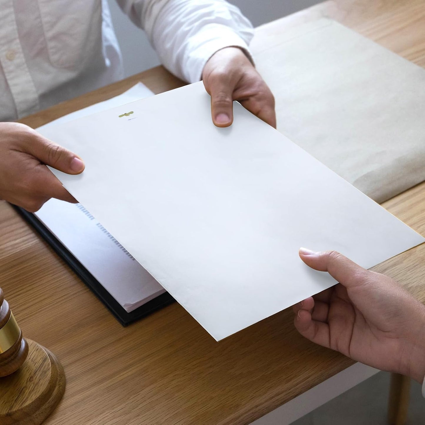 40 Pcs Extra Large Mailing Clasp Envelopes 14 x 18 Inch Jumbo Kraft Catalog Manila Envelope with Clasp Closure for Oversized Big Document Office Home Business School Storing Mailing(White)