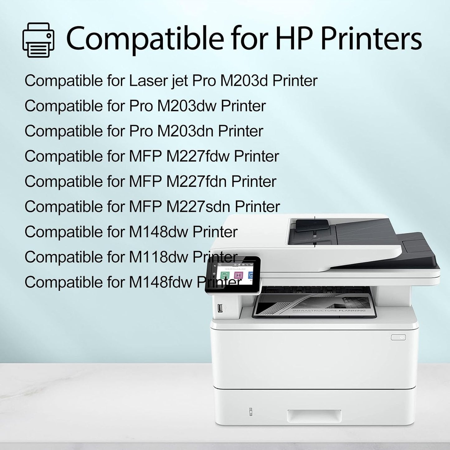 greencycle Compatible 32A Replacement for HP 32A Drum Unit CF232A use for Laserjet Pro M203d M203dn M203dw M227fdw M227fdn M227sdn M148dw M148fdw M118dw Printer (4-Pack)