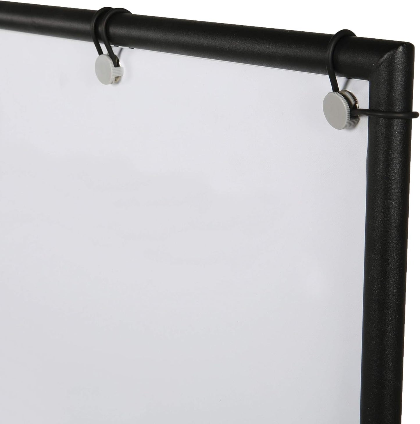 M&T Displays SwingPro Weather-Resistant Outdoor Sidewalk Sign Holder 30x40 Inch Aluminum Banner Frame Pavement Curb Display Stand Black for Restaurant, Business, Advertising