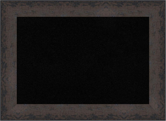 Amanti Art Black Cork Board for Wall, 21x29 Vision Board with Black Wood Frame, Medium Corkboard Office Decor for Home Organization, Modern Corkboard Pinboard to Display Items for Home Organization