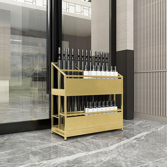 Umbrella stand indoor entryway,umbrella base stand,Umbrella Stand Racks Commercial Metal Umbrella Holder,School Office Hotel Corridor Entrance Umbrella Organizer,umbrella holder for entryway(Gold,48*2