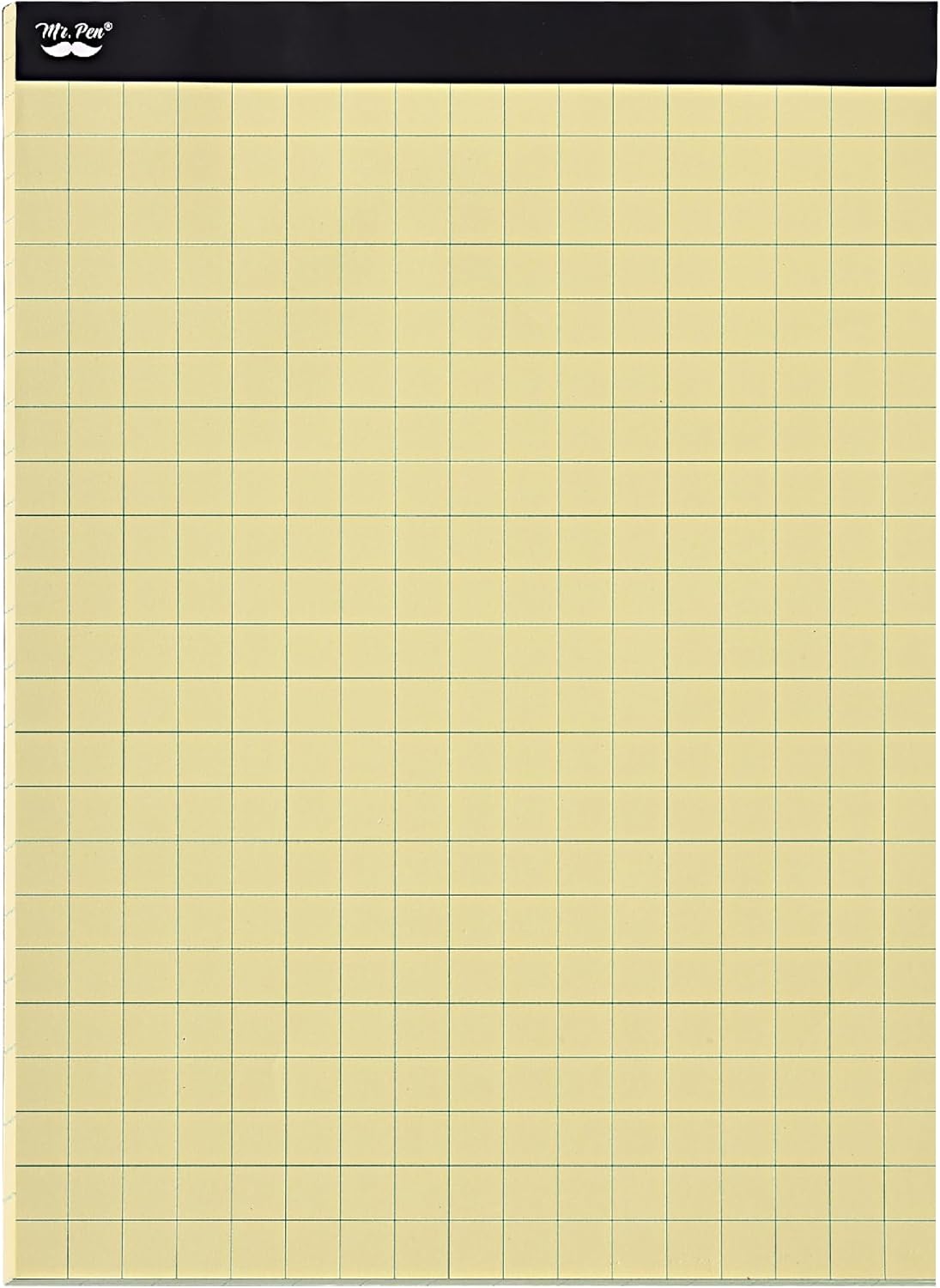 Mr. Pen- Graph Paper, 2x2 (2 Squares per inch), 8.5"x11", 55 Sheets, Yellow, Grid Paper, Graphing Paper, Math Graph Paper Pad, Grid Paper Pad, 1/2 Inch Graph Paper, Square Paper, Math Paper