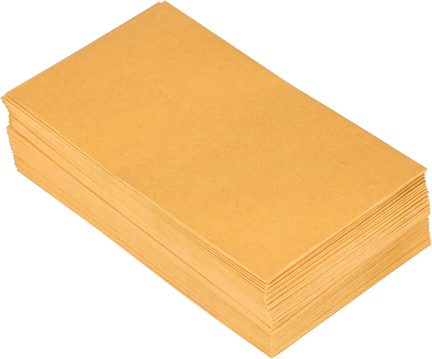 JAM PAPER #6 Coin Business Envelopes with Peel and Seal Closure - 3 3/8 x 6 - Brown Kraft Manila - Bulk 500/Carton