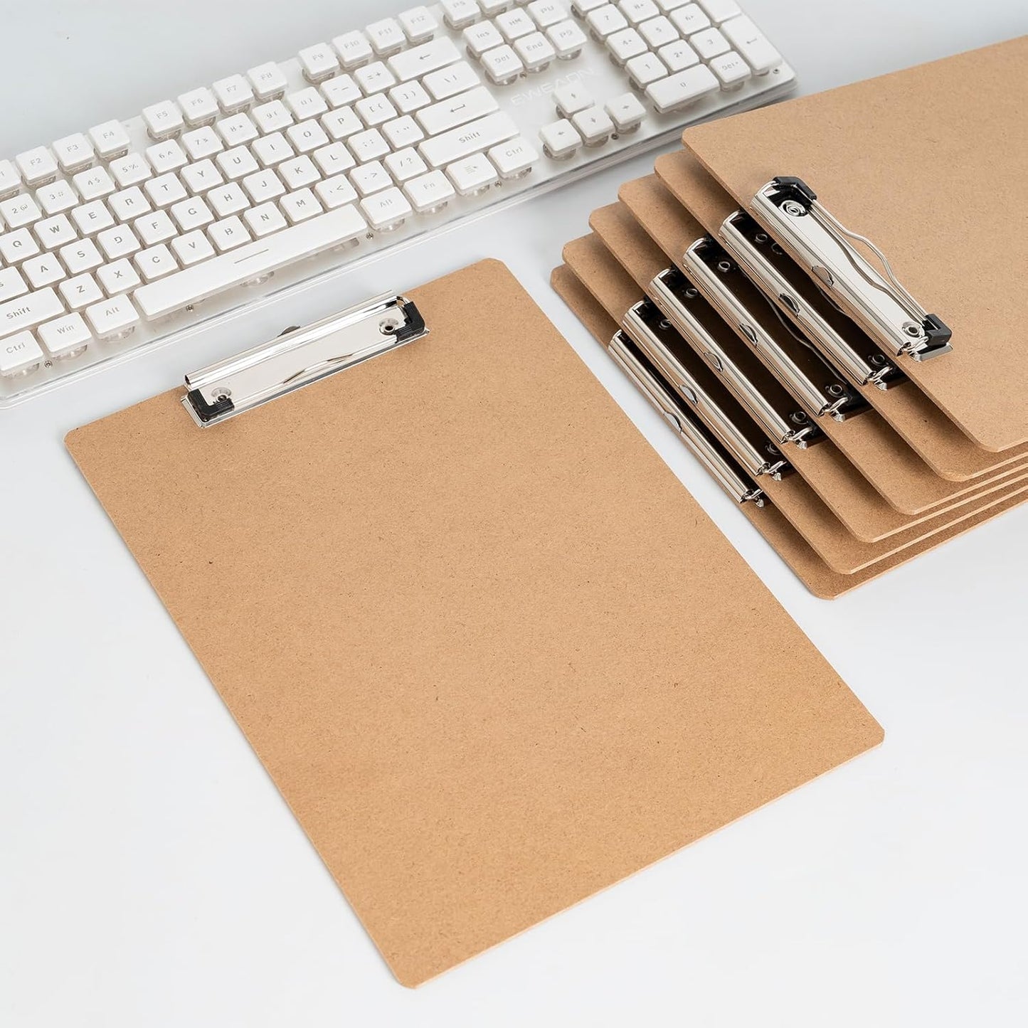 Clipboards, 12 Pack Clipboards for Classroom, A4 Standard Size 12.5 x 9 Inch with Low Profile Clip