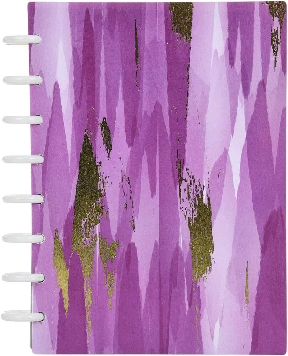 Talia Discbound Notebooks, Planner, Customizable, (xLuxe Purple, Junior (5.5in x 8.5in))