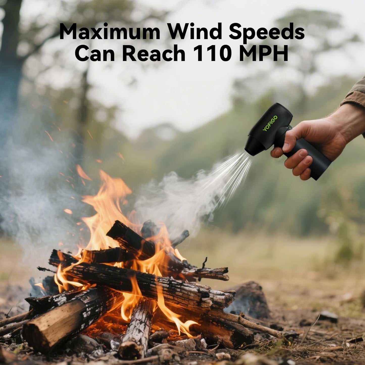 Compressed Air Duster, YOFIGO Electric Air Duster PC & Keyboard Cleaning Kit, 150000RPM Rechargeable 4-Speed Dust Mover for Car, Mini Metal Handheld Air Blower Replaces Compressed Air Can