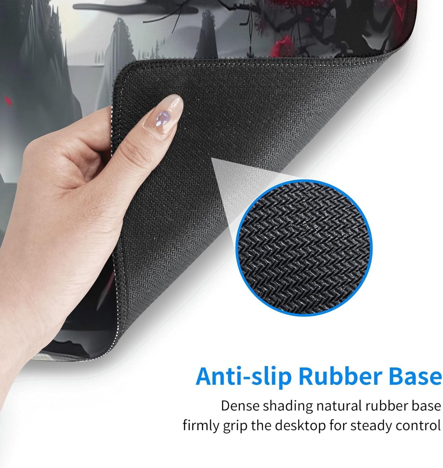 Gaming Mouse Pad Desk Pad,Extended Big Mouse Pad,31.5x11.8 Inch Long Computer Keyboard Mouse Mat Mousepad with 3mm Non-Slip Base and Stitched Edge for Gaming and Office… (Dark Canyon)