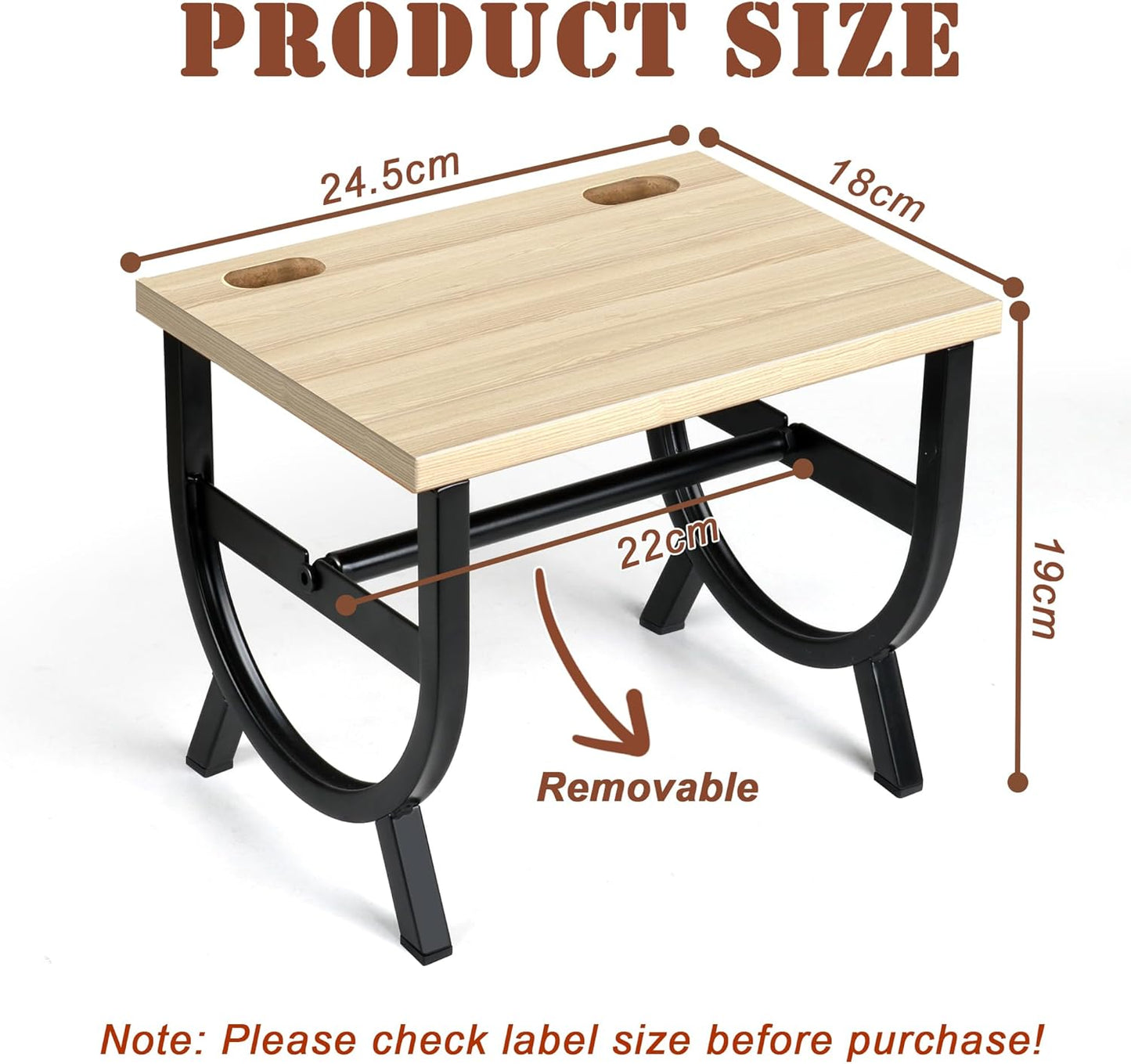 Label Holder for Rolls and Fan-Fold Labels, Thermal Label Holder, Shipping Label Roll Holder for Desktop Thermal Printer, Label Printer Accessory Supplies for Office, Small Business, Home -White