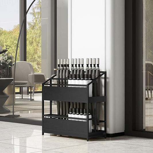 Umbrella stand indoor entryway,umbrella base stand,Umbrella Stand Racks Commercial Metal Umbrella Holder,School Office Hotel Corridor Entrance Umbrella Organizer,umbrella holder for entryway(Black,48*