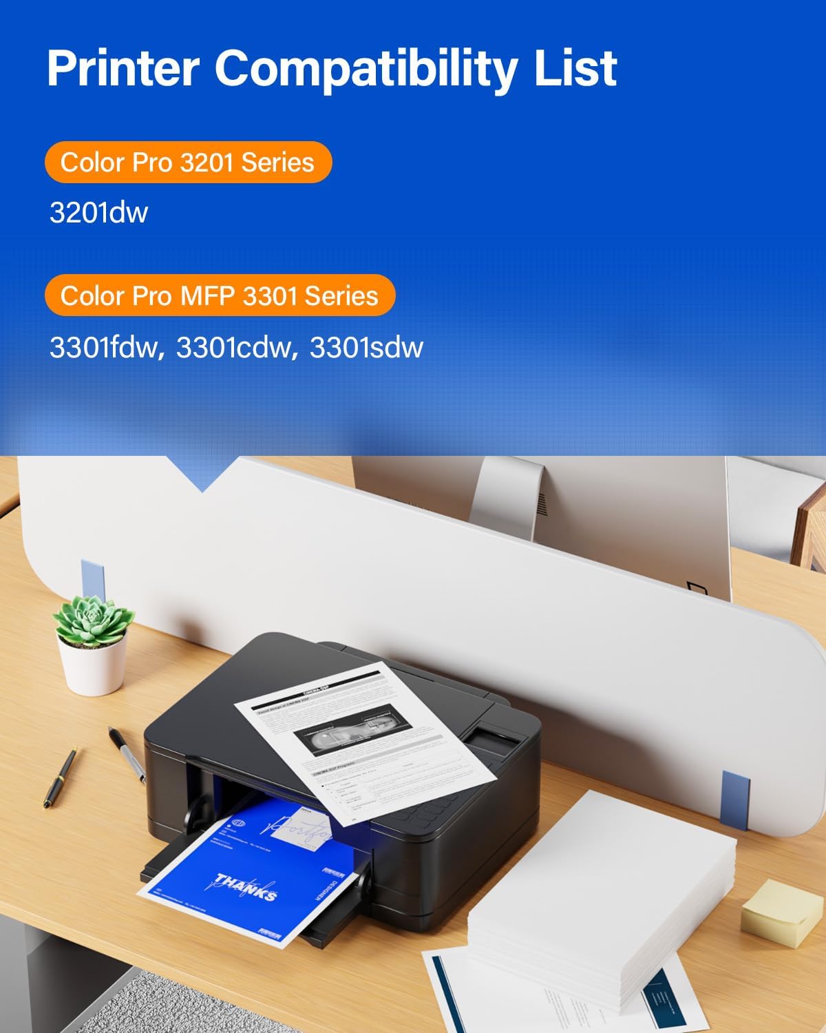 218A Toner Cartridges Set with chip 4-Pack 3301fdw Replacement for HP 218A W2180A W2181A W2182A W2183A 218X W2180X Black Compatible with HP Color Laserjet Pro MFP 3301cdw 3301sdw 3201dw Printers Ink