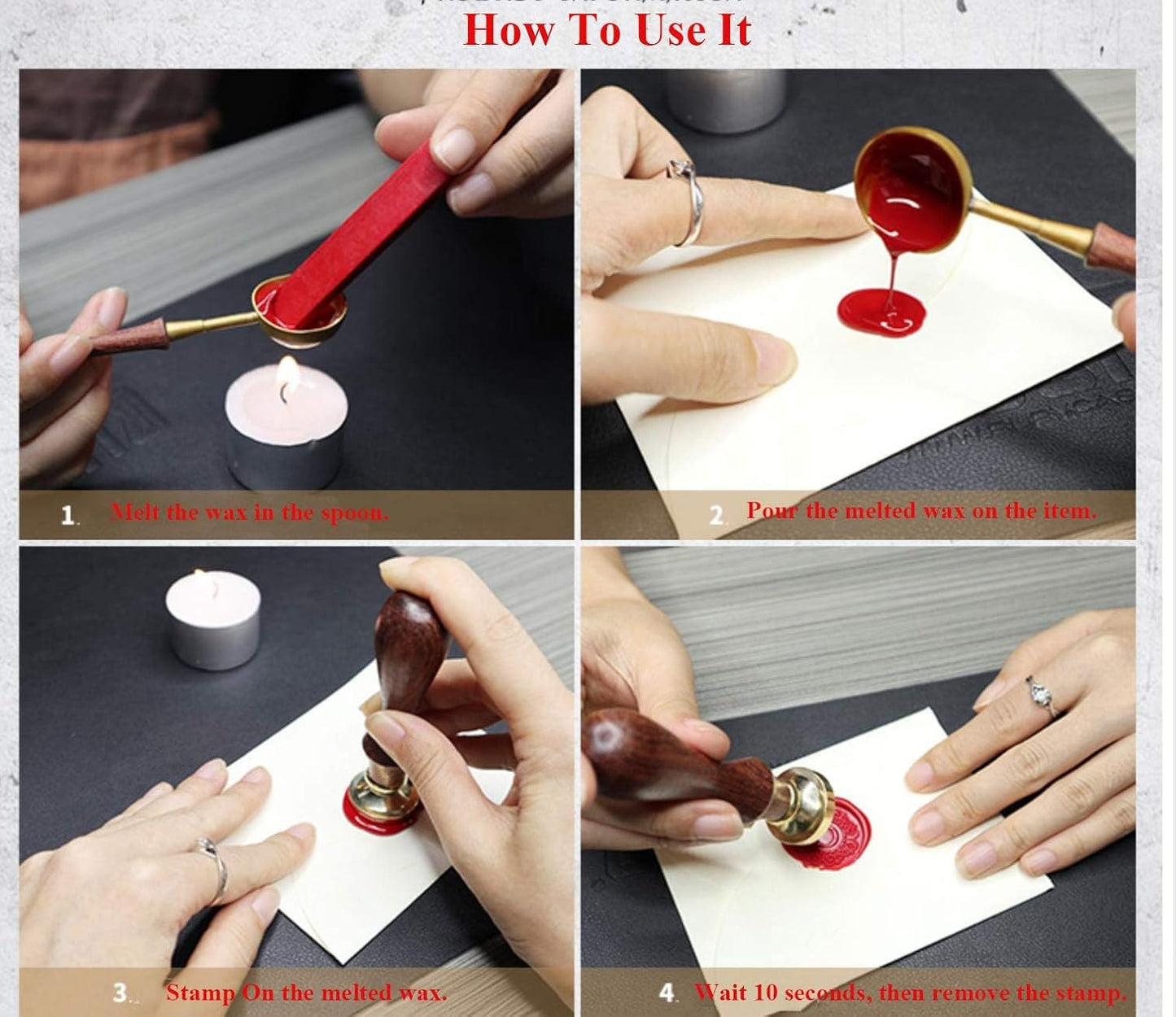 Dandelion Wax Seal Stamp - Nature Design, Copper Head, Rosewood Handle - 25mm/30mm - Wedding Invitations, Gift Wrapping, Snail Mail