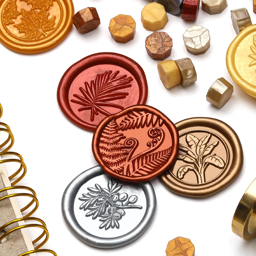 1200pcs Metallic and Red Wax Seal Beads,12 Assorted Metallic Color Sealing Wax Beads Ideal for Wax Seal Stamp Wedding Letter Envelope Decor Wine Bottle Wax Sealing (Metallic&Red)