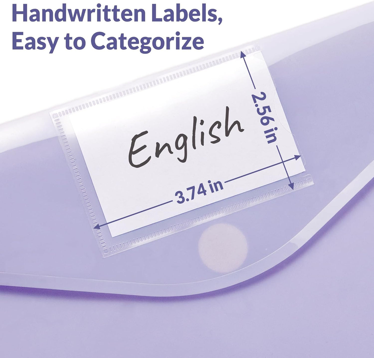 SUNEE 12 Pack Plastic Envelopes, Folders for Document for A4 Letter Size, Poly File Folders with Label Pockets for School Home Office Organizer Work Supplies, 6 Colors