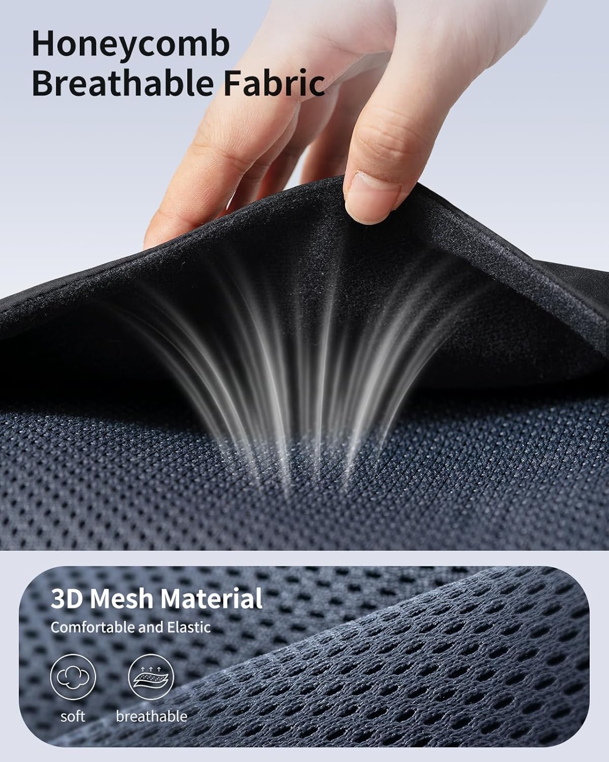 SAIJI Foot Hammock for Plane Travel, Upgraded Airplane Foot Hammock for No Feet or Leg Clashing, Portable Airplane Foot Rest with Warm & Privacy Cover, Long Flight Air Travel Essentials to Relax Feet