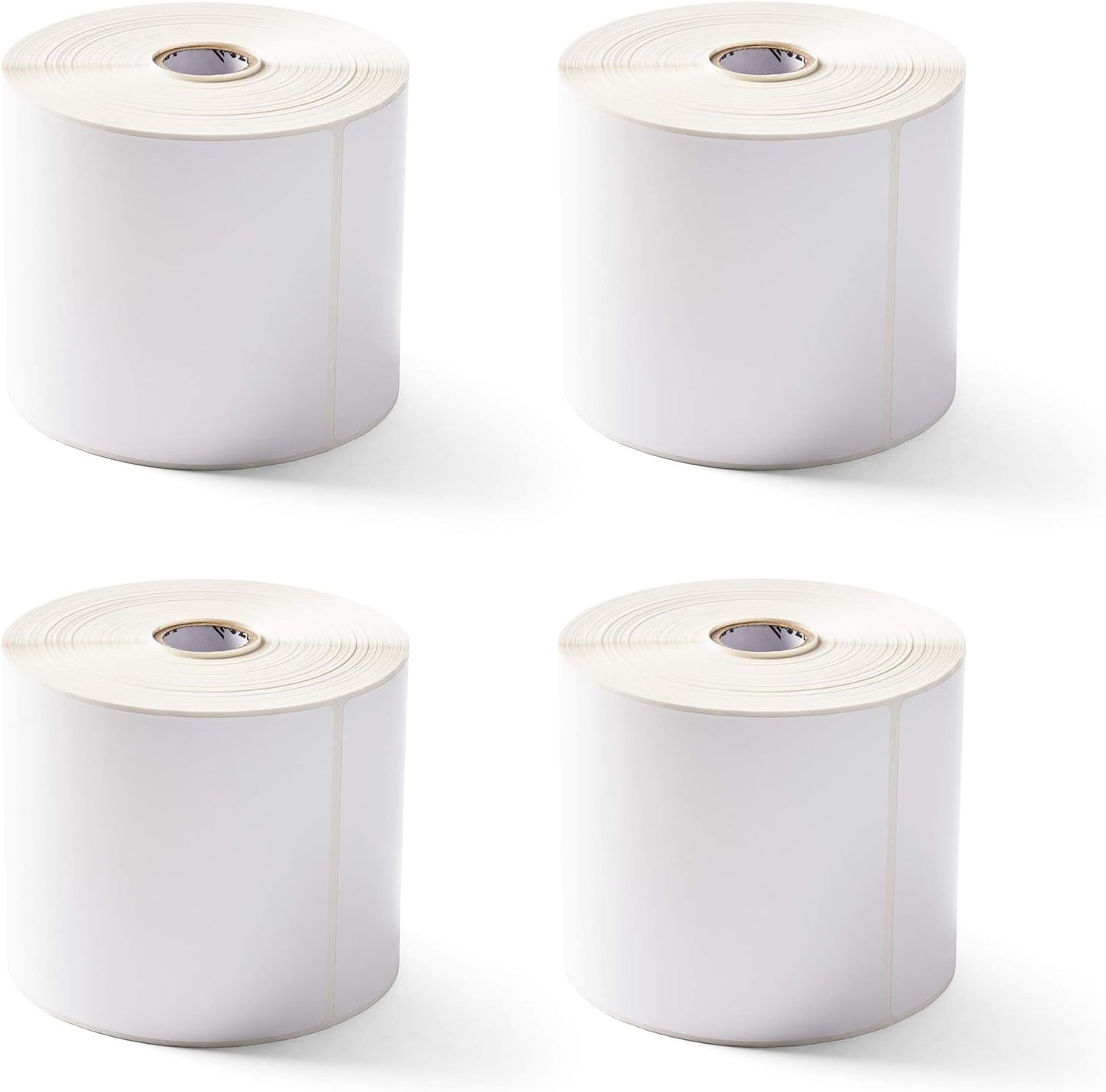 Zebra 4 x 6 in Thermal Transfer Polyester Labels Z-Ultimate 3000T Permanent Adhesive Shipping Labels 1 in Core 4 rolls 10031647SP