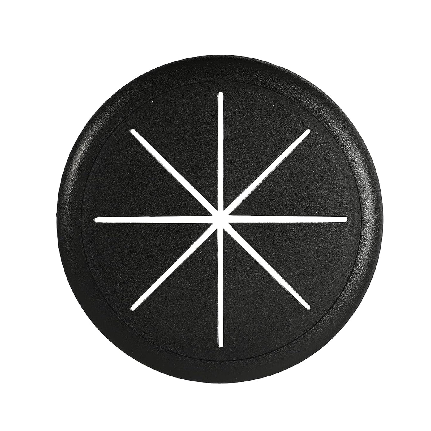 HYCC 2 Pack 2-3/8 Inch Flexible Desk Grommet,Organize Wires and Cables on Office Equipment, Computer Components, Entertainment Systems Effectively - Color: Black