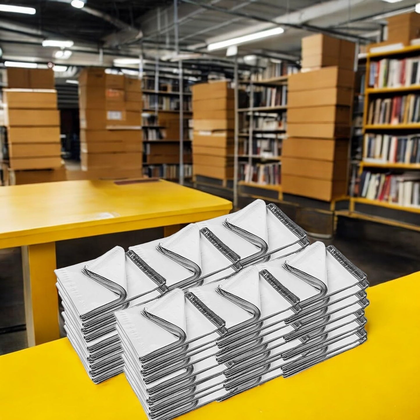 iMBAPrice 500 - 14.5x19 Premium Matte Finish White Poly Mailers Envelopes Bags (iMBA-6PM-500)