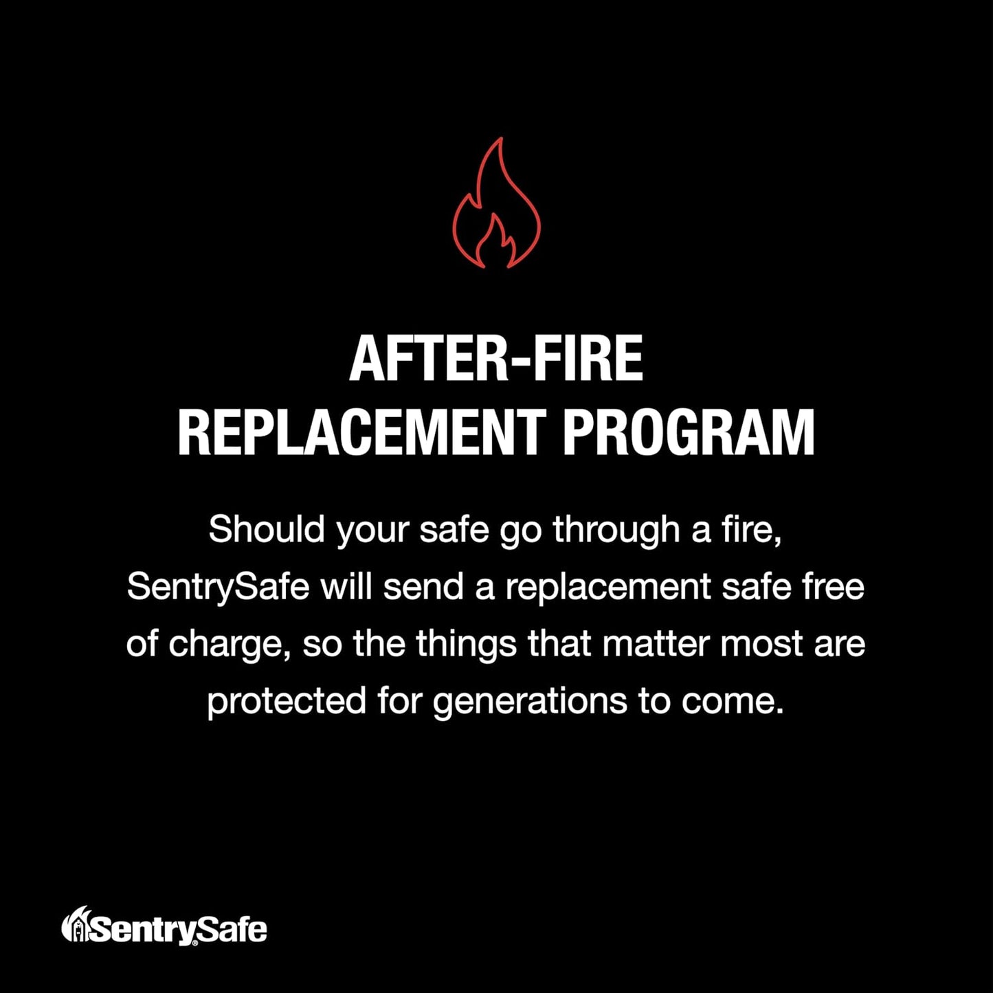 SentrySafe Fireproof Safe with Key Lock, Chest Lock Box for Home or Travel Secures Money, Documents, 0.18 Cubic Feet, 6.1 x 14.3 x 11.2 Inches, 1210