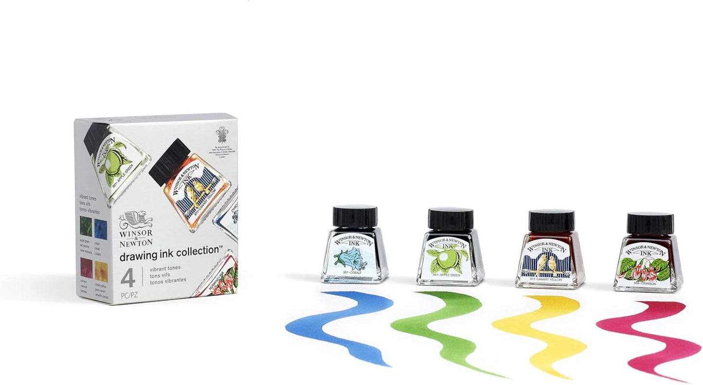 Winsor & Newton Drawing Ink, 14ml Bottle, Emerald