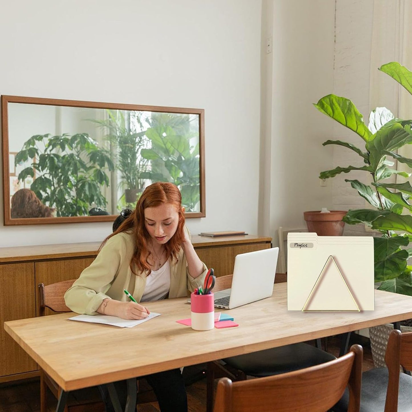 Manila File Folder,Manila Folder 8.5x11,Manilla Folders Letter Size,100 Per Box,1/3 Cut Tabs Folder for School,Office,and Home Organization