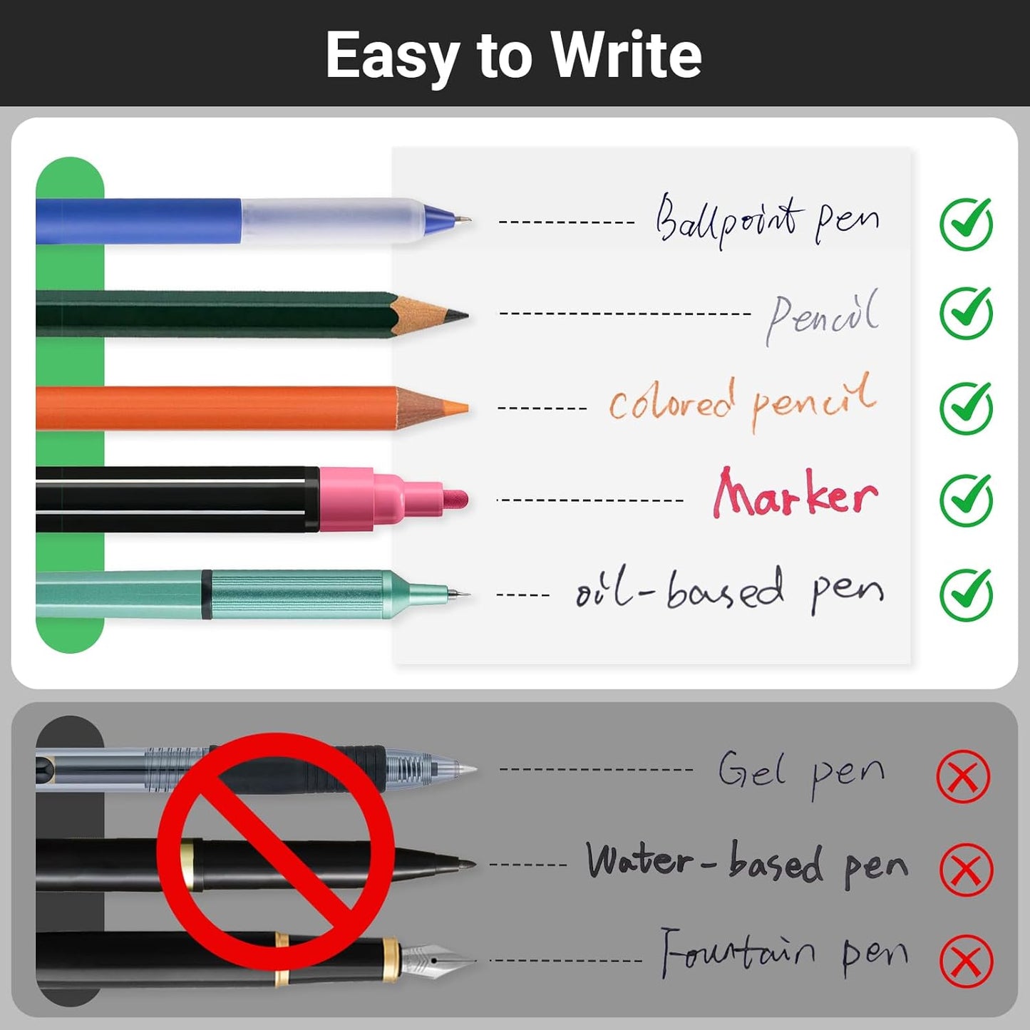 EUSOAR Translucent Sticky Notes, 300 Sheets 3x3 Inch Neon White See Through Sticky Notes Clear, Translucent Adhesive Note Bible Page Flags Stickers Note Pads Message Reminder for Home Office Work