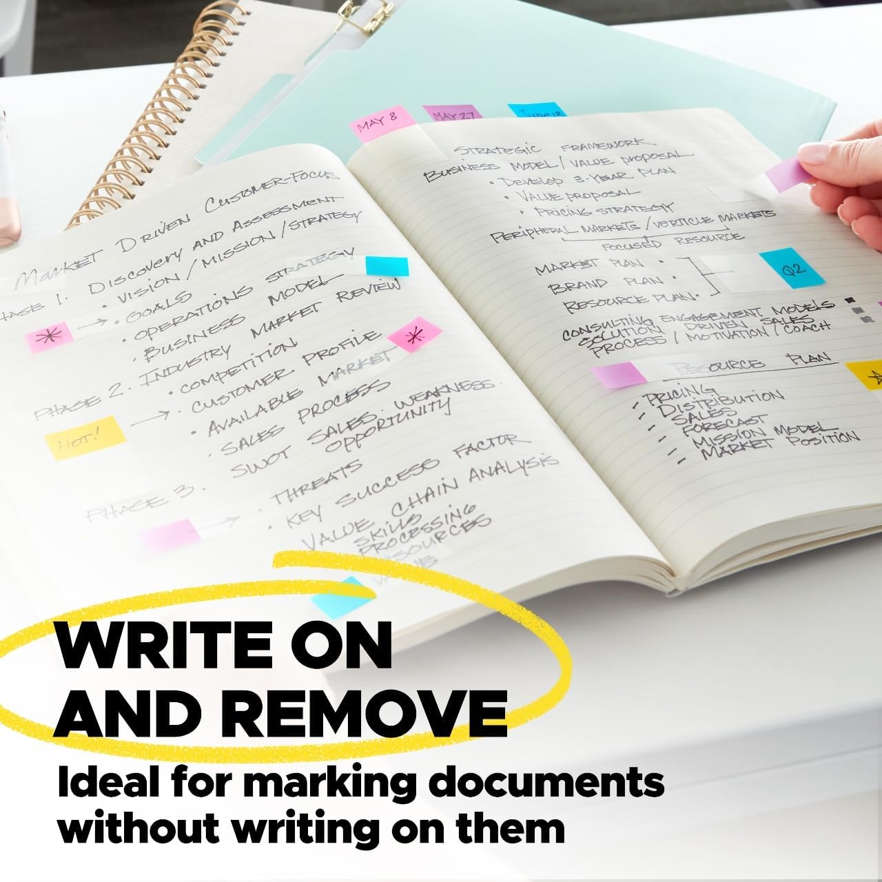 Post-it Flags Combo Pack, 4 On-The-Go Dispensers/Pack, 120 .94 in Wide and 200 .47 in Wide Flags, Assorted Colors (683-XL1) (Pack of 12)