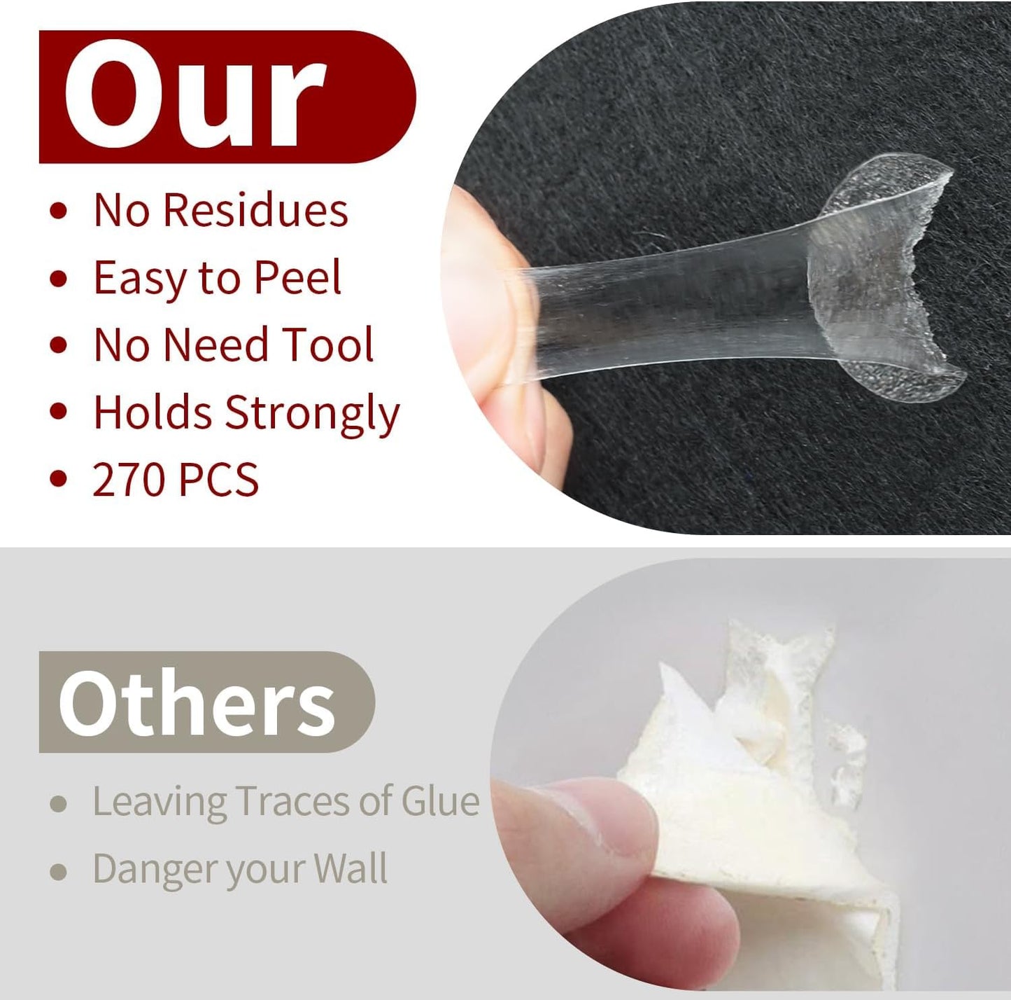 80 Pack Acoustic Foam Panels 1" x 12" x 12" Sound Proof Foam Panles Soundproofing Noise Cancelling Wedge Panels for Home Office Recoding Studio with 420PCS Double-Side Adhesive