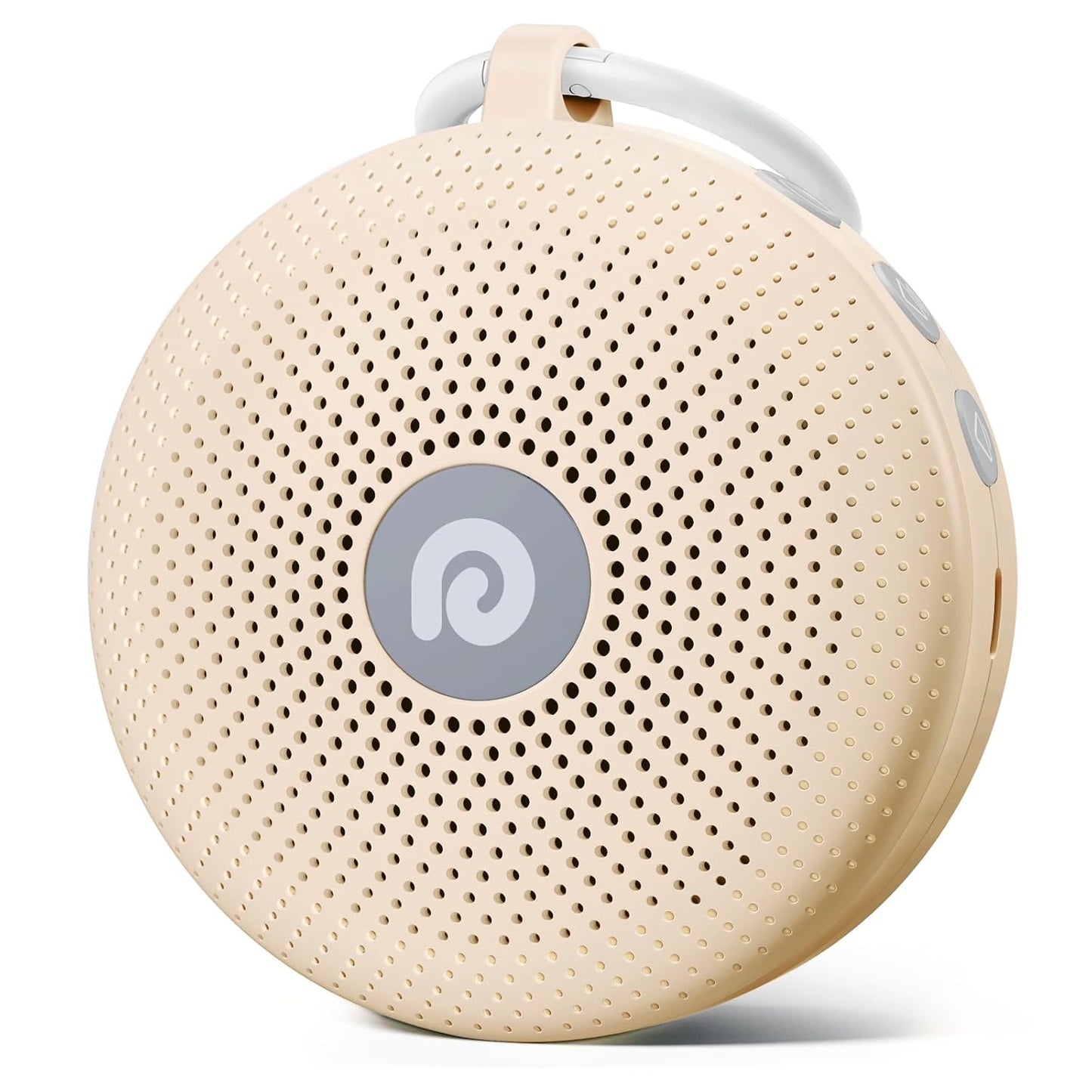 Dreamegg White Noise Machine - Portable Sound Machine for Baby Adult, Features Powerful Battery, 21 Soothing Sound, Noise Canceling for Office,Sound Therapy for Home,Travel, Registry Gift, Light Khaki