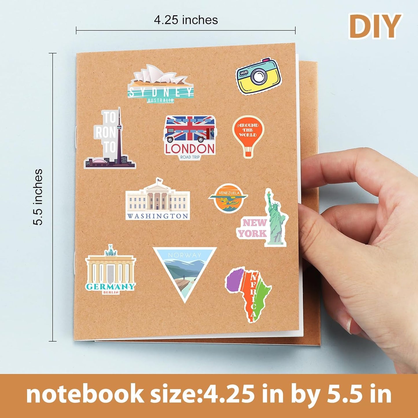 Epakh 75 Pack Mini Kraft Paper Notebook Bulk Small Blank Notebook Mini Unlined Pocket Journal Sketchbooks for Students School Writing, 48 Pages, 24 Sheets, 4.25 x 5.5 Inch (Brown)
