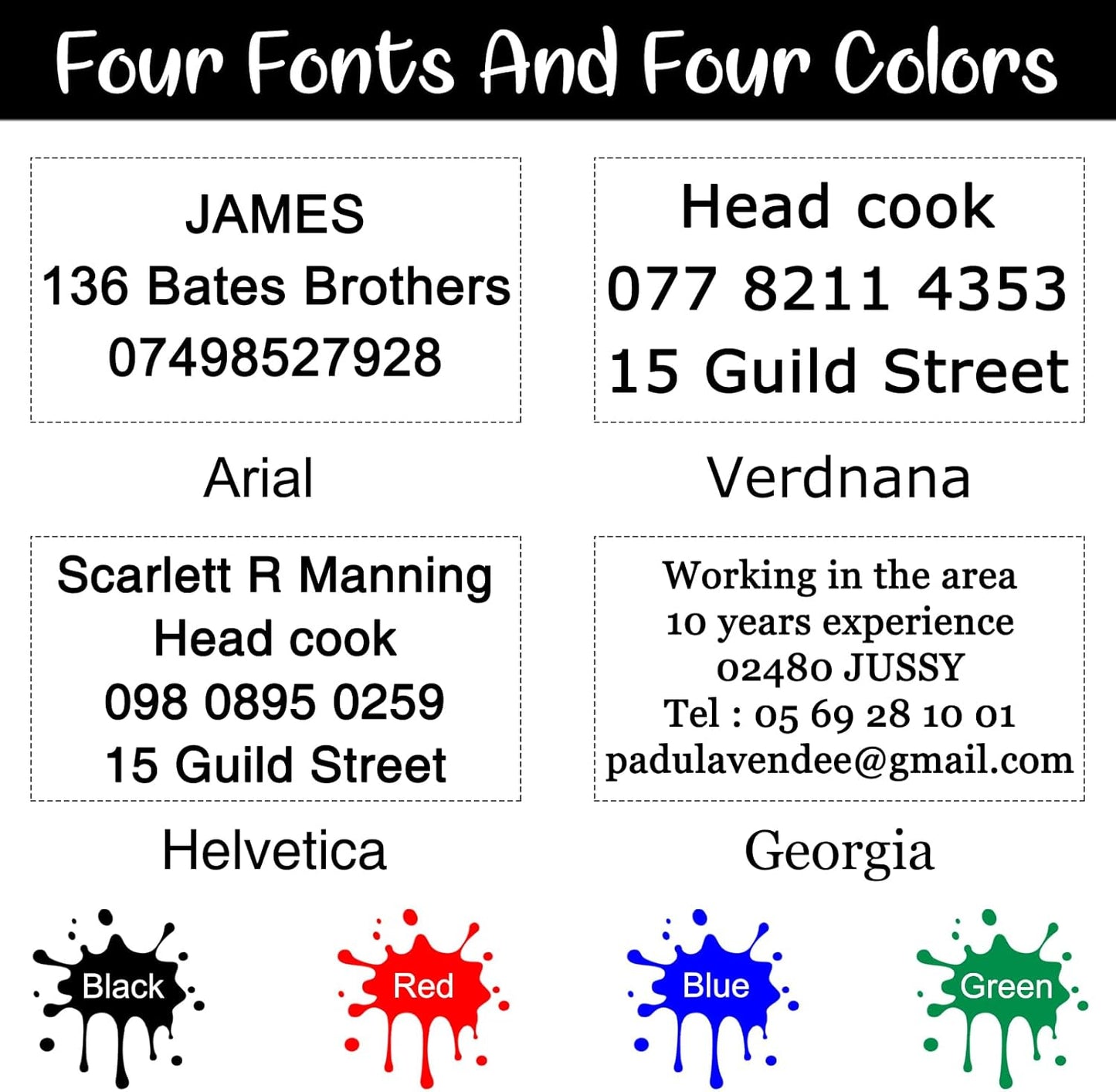 Custom Stamp Self Inking Personalized Self-Inking Rubber Stamp Customized Business Label Stamp Return Address Stamp Office Name Rubber Stamps Up to 8 Lines