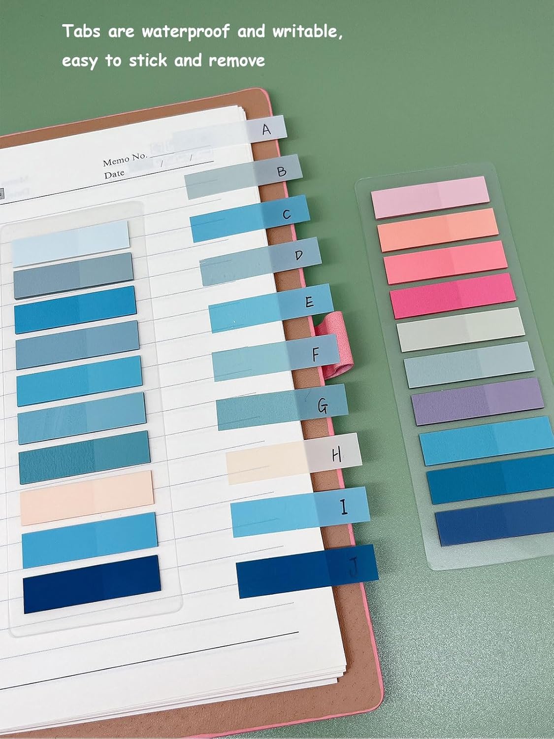 3600pcs Books Tabs for Annotating Books, Clear Sticky Notes, Morandi Sticky Tabs for Books annotating, Page Markers, Multi-Colored Writable and Repositionable Annotation Supplies